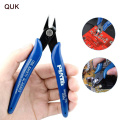 QUK Pliers Multi Functional Tools Electrical Wire Cable Cutters Cutting Side Snips Flush Stainless Steel Nipper Hand Tools