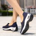 Summer Women's Sports Shoes 2020 Breathable Air Cushion Women's Platform Sneakers Blue Running Shose Women Shoe Plus Size 42 BY