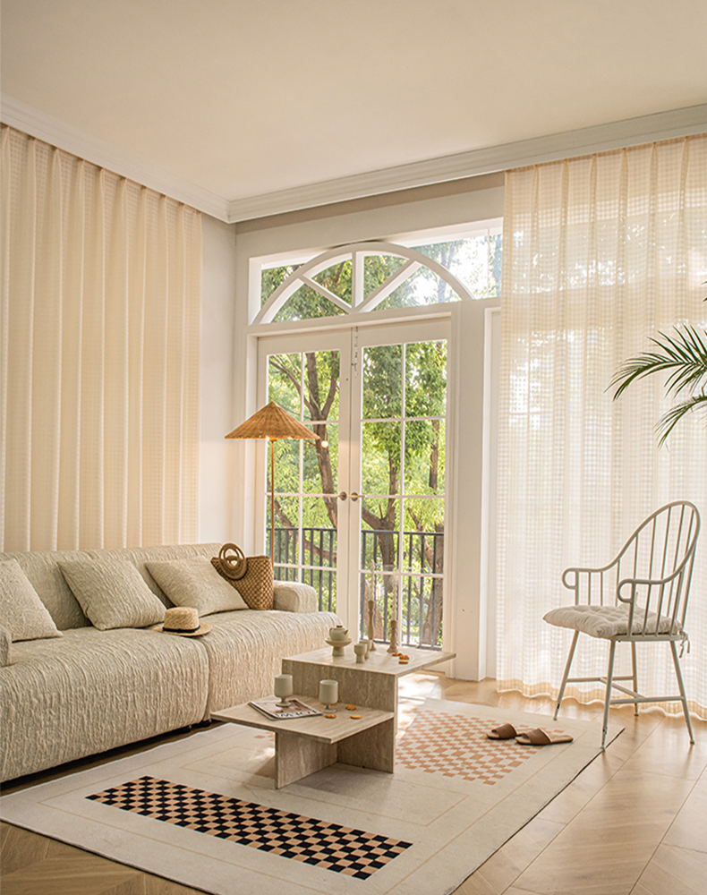 Flax Curtain Gauze Fabric
