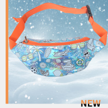 Rainbow Fanny Pack Kids PU Fanny Pack PU Doodle bag