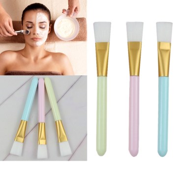 1Pc 3 Colors Facial Mask Brush DIY Mask Gel Mud Cream Mixing Silicone Brush Makeup Brush Face Skin Care Tools 15.5cm Dropship