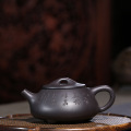 clay pot genuine hand-made raw ore Purple mud covered limestone ladle pot Brewing teapot Kungfu Teapot Tea Set Gift