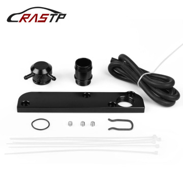 RASTP-Black PCV Adapter Fit for Audi /Volkswagen 2.0T FSI Torque Solution Billet PCV Adapter w/ Boost Cap Kit RS-TC012