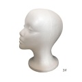 white Foam wig display prop Mannequin Wig Head Display Hat Cap Wig Holder Styrofoam Foam Head wig stand