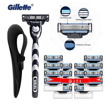 Original Gillette Mach 3 Men Razors Machine for Shaving Blade Mach 3 Cassettes for Shaving Gillette 3 Layer Razor Blade