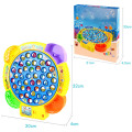 Fishing Game Toy Set With Single-Layer Rotating Board Electric Rotating Fishing Game With Music Toys Fishing Toy Child Gift #40