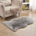 1Pcs Soft Fur Artificial Sheepskin Hairy Carpet For Bedroom Living Room Skin Fur Plain Rugs Fluffy Area Rugs Washable Faux Mat