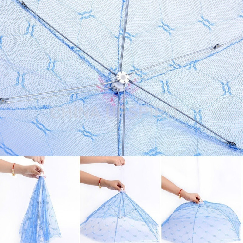 Kitchen Accessories Foldable Mesh Lace Food Cover Anti-fly Mosquito Food Cover Kitchen Tools Table Decoration Kitchen Gadgets