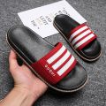 WEH Men Slippers luxury brand Fashion Soft Summer Water Shoes Male Sandals Outdoor Men Beach Shoes Slides Flat Rubber Slippers