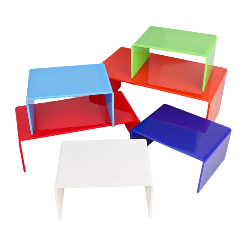 Colorful Acrylic U-Shaped Shelf