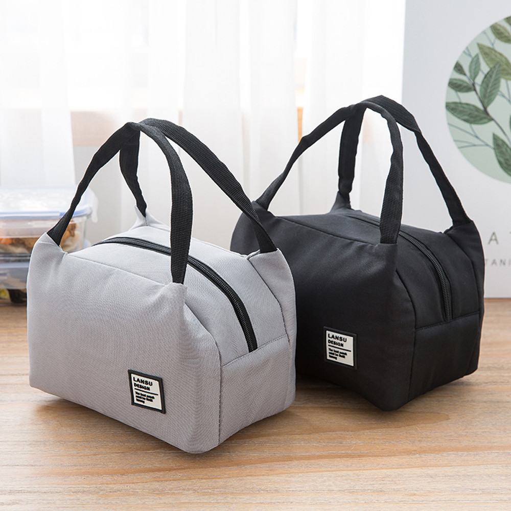 Portable Lunch Bag 2019 New Thermal Insulated Lunch Box Tote Cooler Bag Bento Pouch Lunch Container School Food Storage Bags