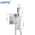 GAPPO Bidet Faucets brass toilet spray faucet chrome plating faucet bidet bathroom bidet shower toilet water spray bath shower