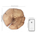 Novelty Tree Stump Large Wall Clock Room Decor Bedroom Living Room Kitchen Home Watch No Ticking Horologe Decoration Accessories