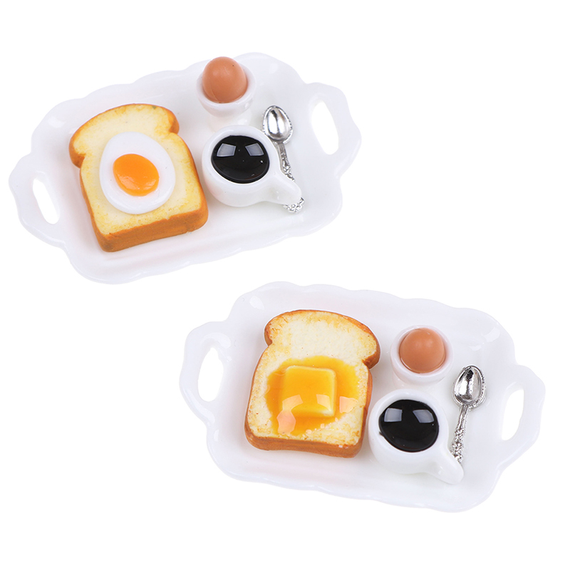 1:12 Miniature Food Hamburger Fresh Fruit Platter Grape Pear Orange Peach White Dish Dollhouse Kitchen Accessories