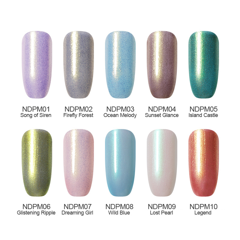 NICOLE DIARY 9ml Nail Polish Pearl Shimmer Glitter Nail Art varnish Varnish Water-based Vernis 6ml