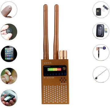 Dual Antennas Signal Detects wireless WiFi camera GSM GPS Tracker RF Signal Finder Anti Candid Camera Detector