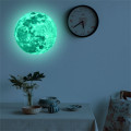 3D Sticker Wall Stickers Large Moon Fluorescent Glow In The Dark Stars Removable Kids Room Decoration Chambre Dropshipping c