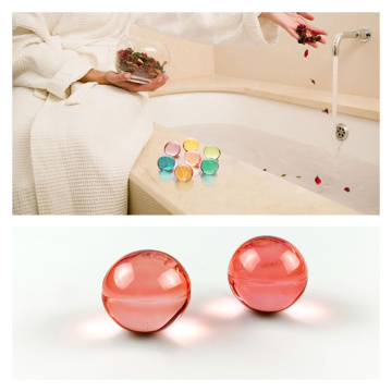 Skin repair moisturizing Bath oil beads capsules SPA Massage Oil essentia Family hotel travel supplies circular 3.9g 2cm