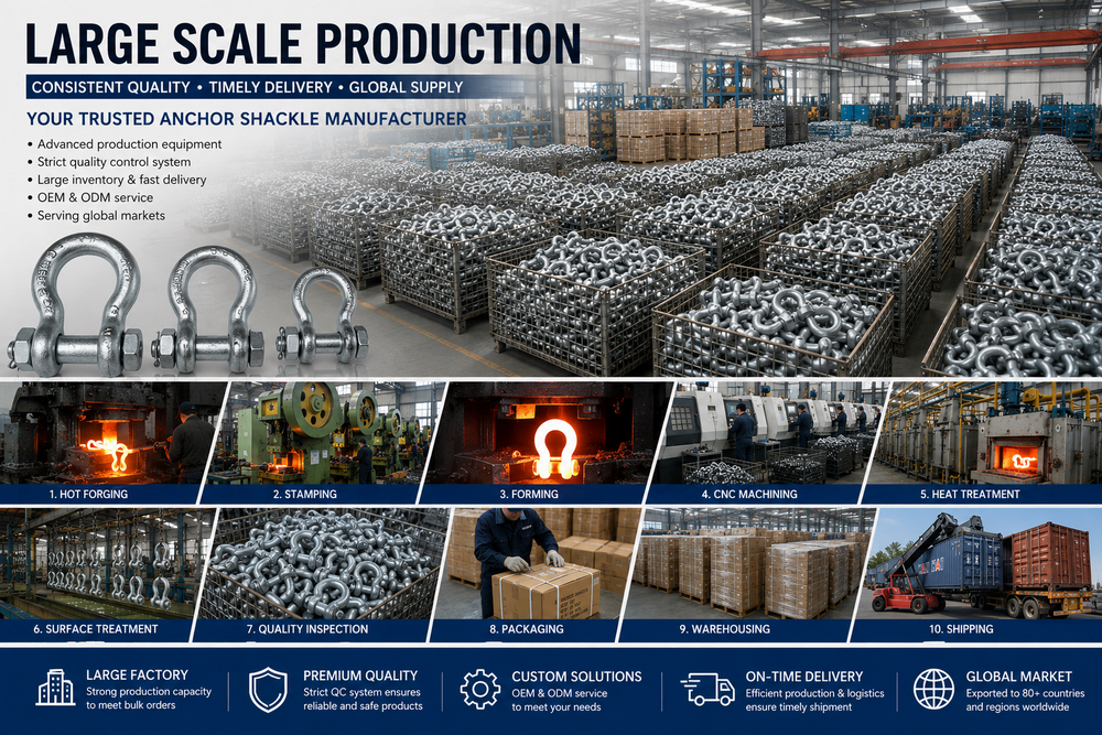 anchor shackle production process