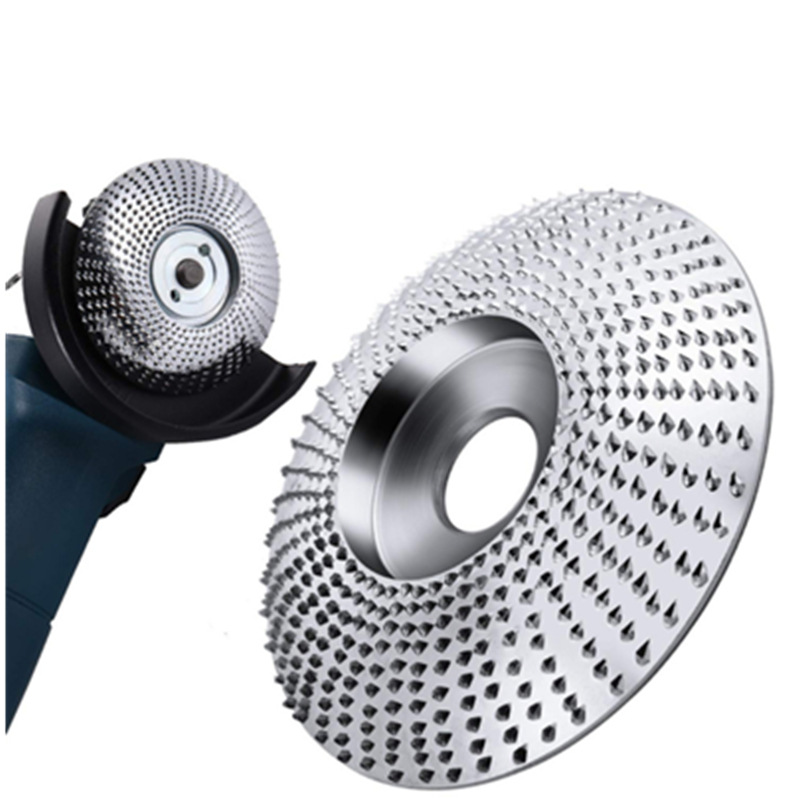 High Quanlity Wood Grinding Wheel Rotary Disc Sanding Wood Carving Tool Abrasive Disc Tools For Angle Grinder 4inch Bore