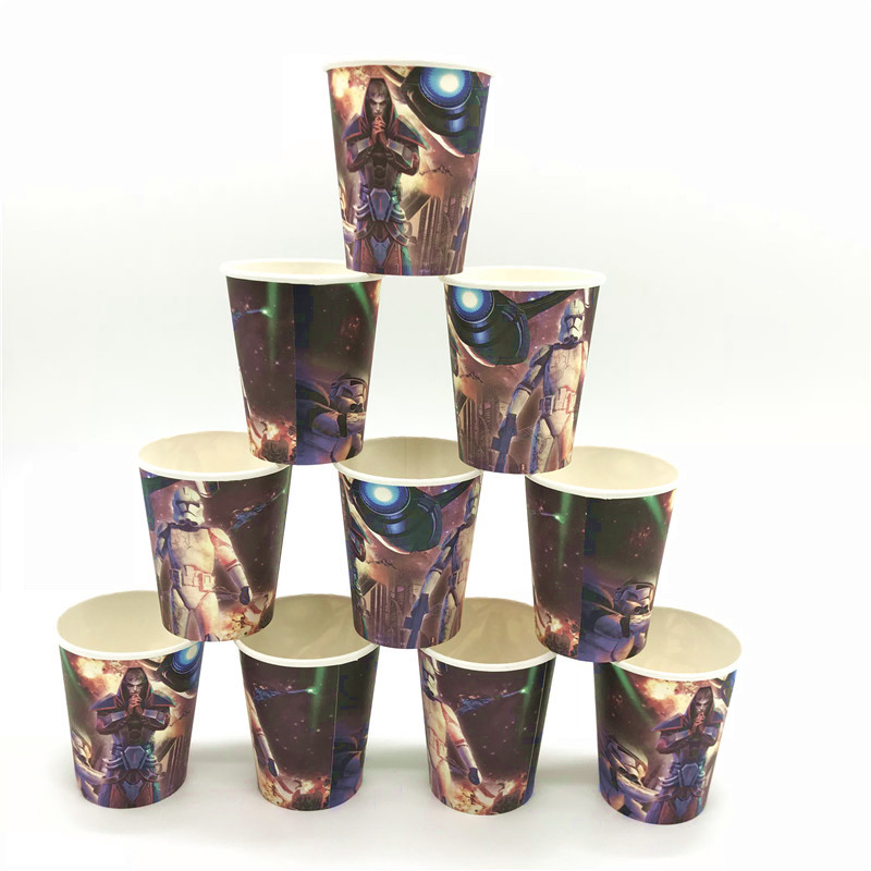 41Pcs Star Wars Theme Design Tablecloth Plates Cups Event Party Supply Luke Skywalker Birthday Party Supplies Decoration