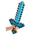 2 in 1 Mine crafter New Design Transfor Diamond Sword & Pickaxe PVC Toys