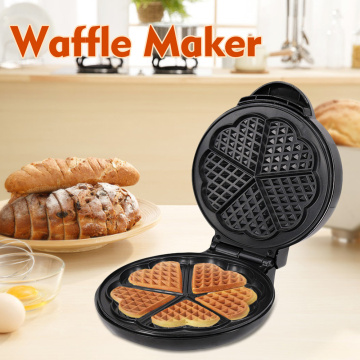 Electric Waffle Maker 1200W EU Plug Waffle Machine for Individual Waffles Breakfast Lunch Snacks Waffle Maker Breakfast Machine