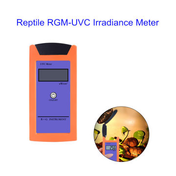 RGM-UVC Reptile with UV Radiation Meter Ultraviolet Irradiance Meters High Accuracy UV Illuminance Meter UVC Luminosity Meter