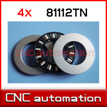 4pcs 81112 81112TN K81112TN GS81112 WS81112 81112-TN 60x85x17mm Quality shaft Cylindrical Roller Thrust Bearing