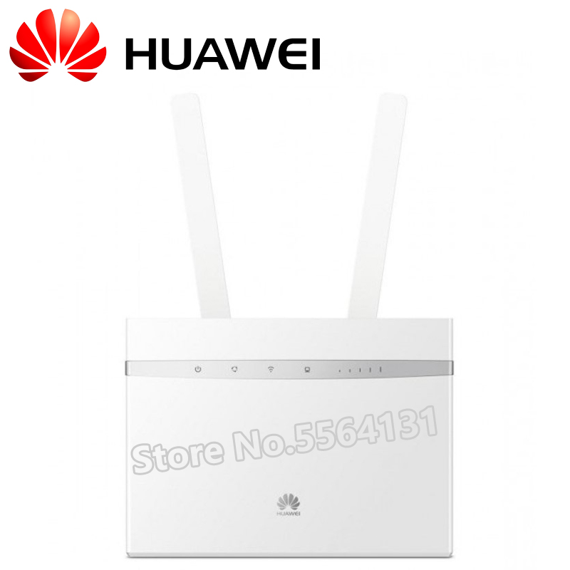 Huawei B525 B525s-65a 4G Router LTE CPE Cat6 300Mbps WiFi Gateway Modem with SIM Card Slot 2pcs SMA antenna(Unlocked)