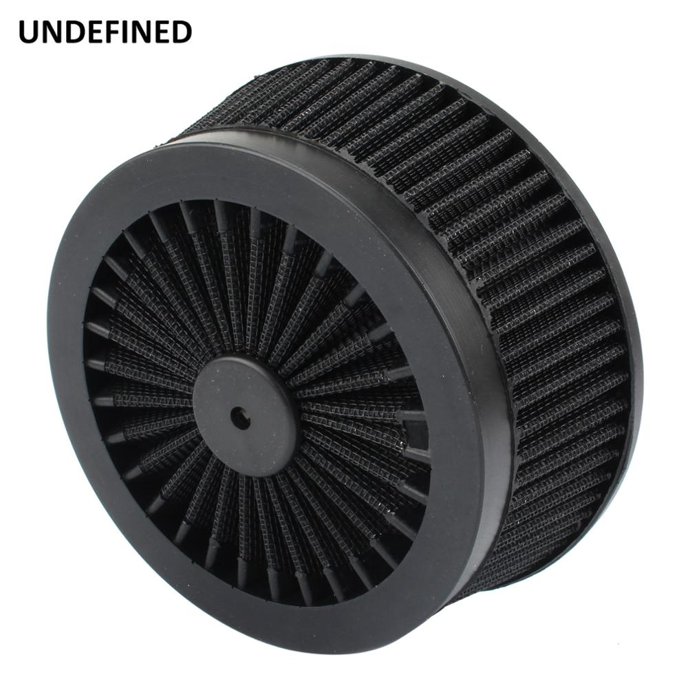 Motorcycle Air Cleaner Filter System Inner Element Black For Harley Sportster 883 1200 XL Dyna Softail Fat Boy Touring Road King