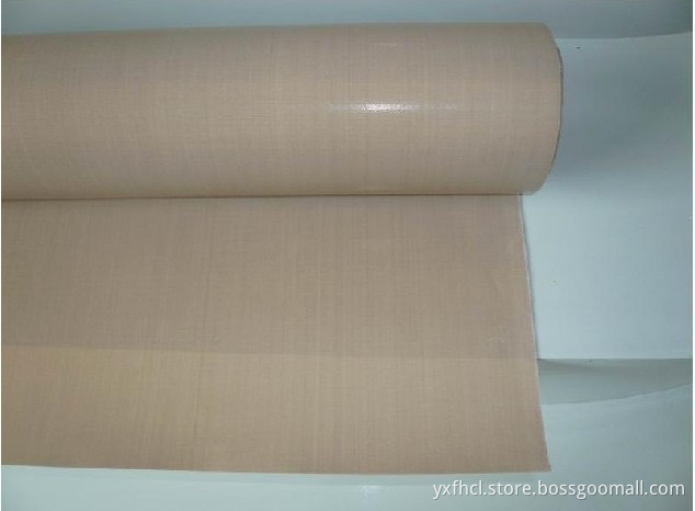PTFE fabric used in laminate-release machine belt