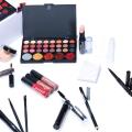 27Pcs Matte Lipstick Charming With Cosmetic Bag Eyeshadow Palette Natural Waterproof Makeup Set And Long-Lasting Easy To Wear