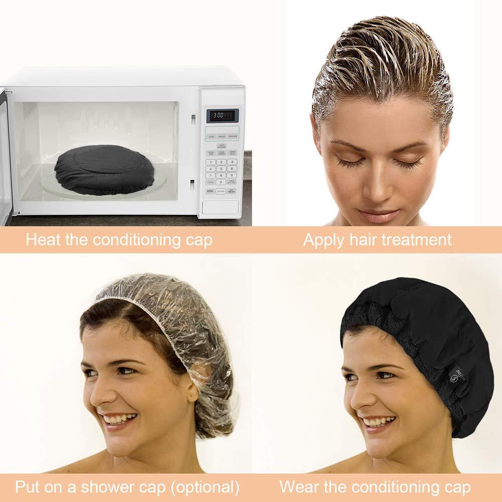 microwavable hot head thermal heat cap heating steamer for hair care beauty Flax seed Baked oil Unplugged Repair damaged Nursing