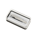 Qi Qi Wu Personalized Custom Silver Tie Clip For Men's Jewelry Customized Engraved Name tie bar Wedding Gifts Groom Men Tie Pin