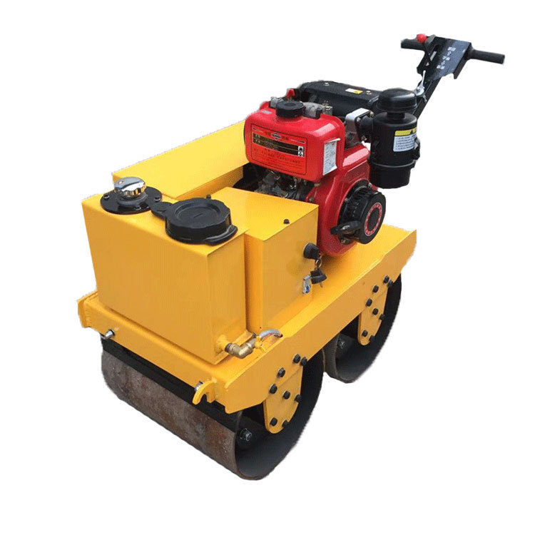 TF-600B hand held Air cooled 6 horsepower diesel double drum Mini Hand Operated Road Compactor Roller