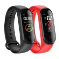 M4 Color Screen Smart Wristband Heart Rate Monitor Fitness Activity Tracker Smart Band Blood Pressure Music Remote Control