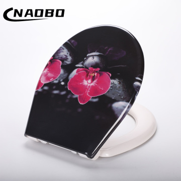 AU143 Stone Pattern Toilet Seat