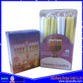 Decorative Small Size Color Hanukkah Candle