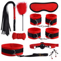 SM Game Kit Suit Adult Handcuffs Ball Whip Kit Bondage Set Couple SM Sex Toys