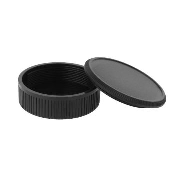 Rear Lens Cap/Body Cap Cover Screw Mount For Universal 39mm Leica M39 L39 Black