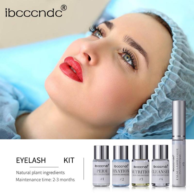 Ibcccndc Upgrade 10 In1 Mini Eyelash Perming Kit Eyelash Wave Lotion Makeup Eyelashes Curling Perm Curler Kit Cosmetic TSLM1