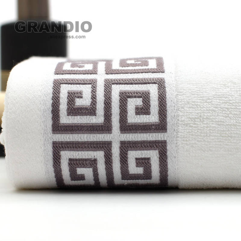 Bathroom Towel Set For Adults 100% Cotton Bath Towel Geometric Face Towels Hand Terry Washcloth Absorbent Travel Sport Towel