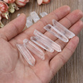1PC New Clear Healing Crystal Stone Quartz Single Natural Clear Column Decoration Pointed Collectables DIY Craft Random Size