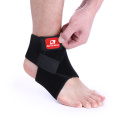 Kyncilor Black Adjustable Ankle Support Pad Protection Elastic Brace Guard Support Ball Games Running Fitness