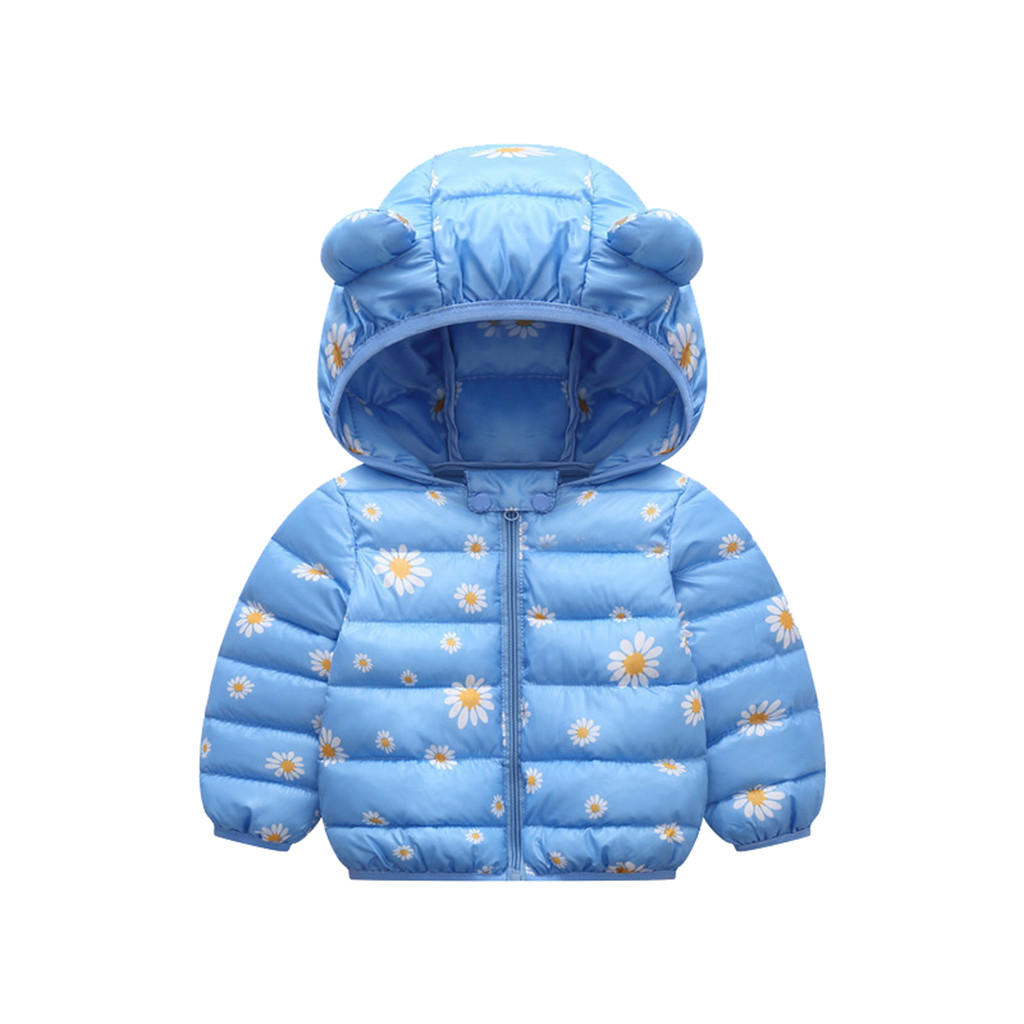 2020 Winter Autumn Toddler Baby Boys Girls Coats Winter Cartoon Windproof Coat Hooded Warm Outwear Jacket Mulicolors Coats