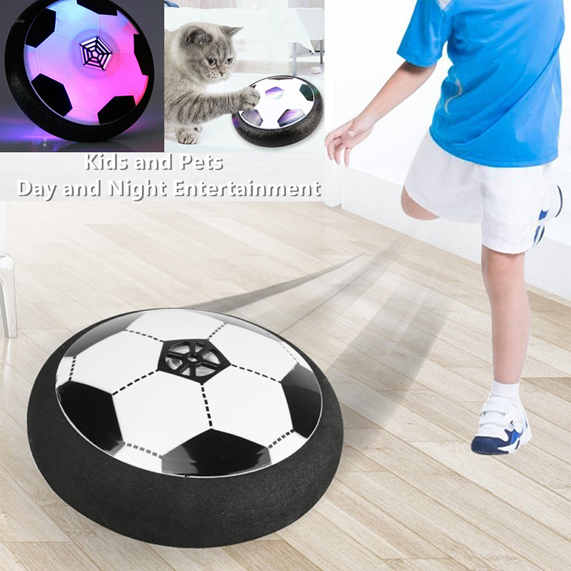 Children's Toy Soccer Ball Air Electric Hover Colorful LED Lights Fun Floating Foam Football Parent-child Home Training Toys