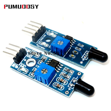 100pcs LM393 3 pin / 4 Pin IR Flame Detection Sensor Module Fire Detector Infrared Receiver Module for arduino Diy Kit