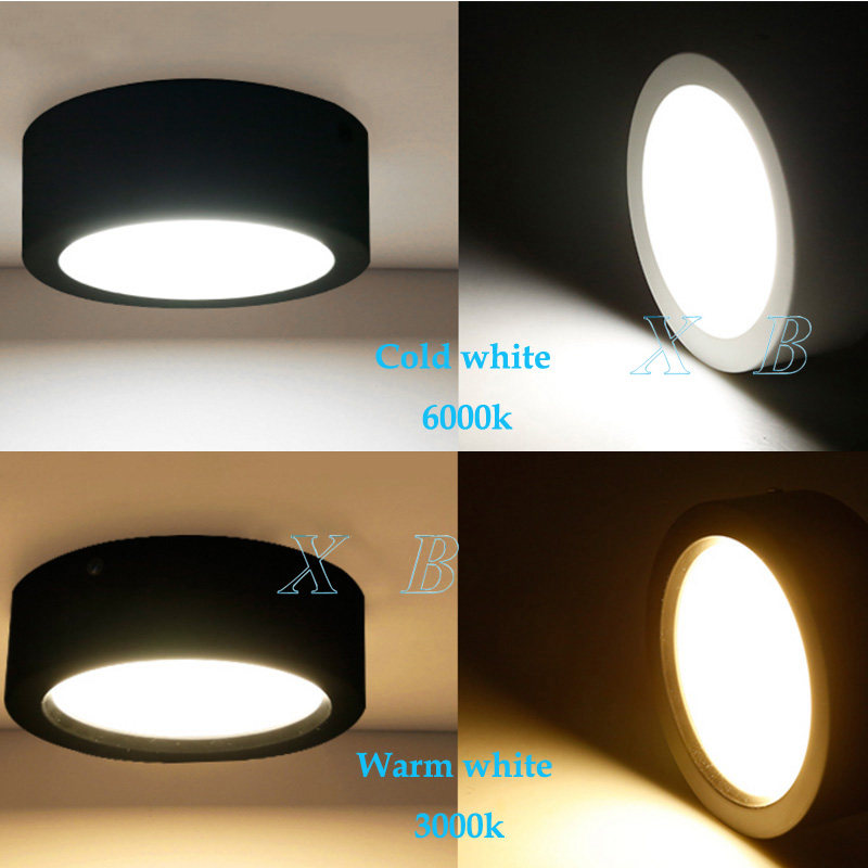 Ultra-thin led downlight 4 Colors 3W 5W 7W 9W 12W 15W 20W Surface Mounted AC220V LED spot lighting Led ceiling lamp Home Decor
