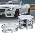4pcs a set 75mm/69mm Black Car Auto Wheel Center Hub Cover Cap For Benz